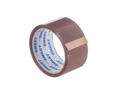 Bruine rubberen tape 48mm/60y (54m)
